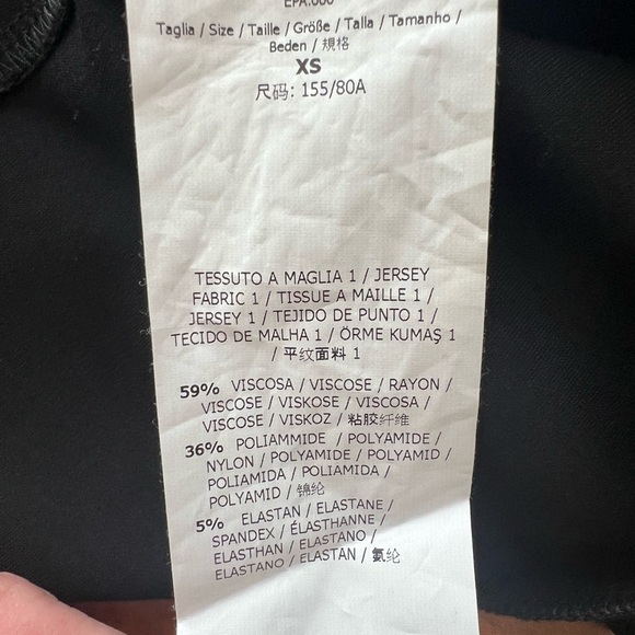 NWOT MaxMara Weekend Black Dress Size XS - Picture 9 of 9